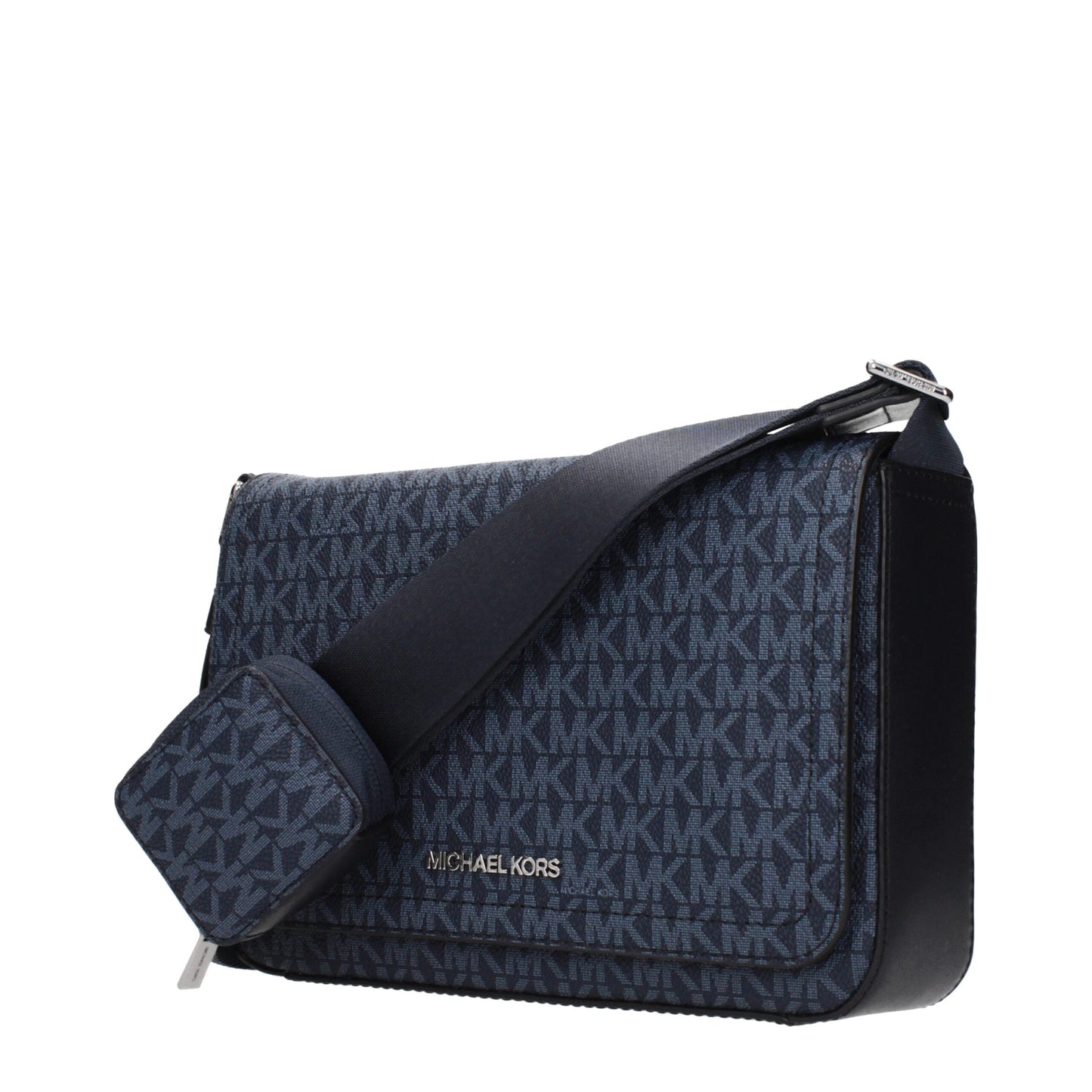 Michael Kors Blue Fabric Crossbody Bag