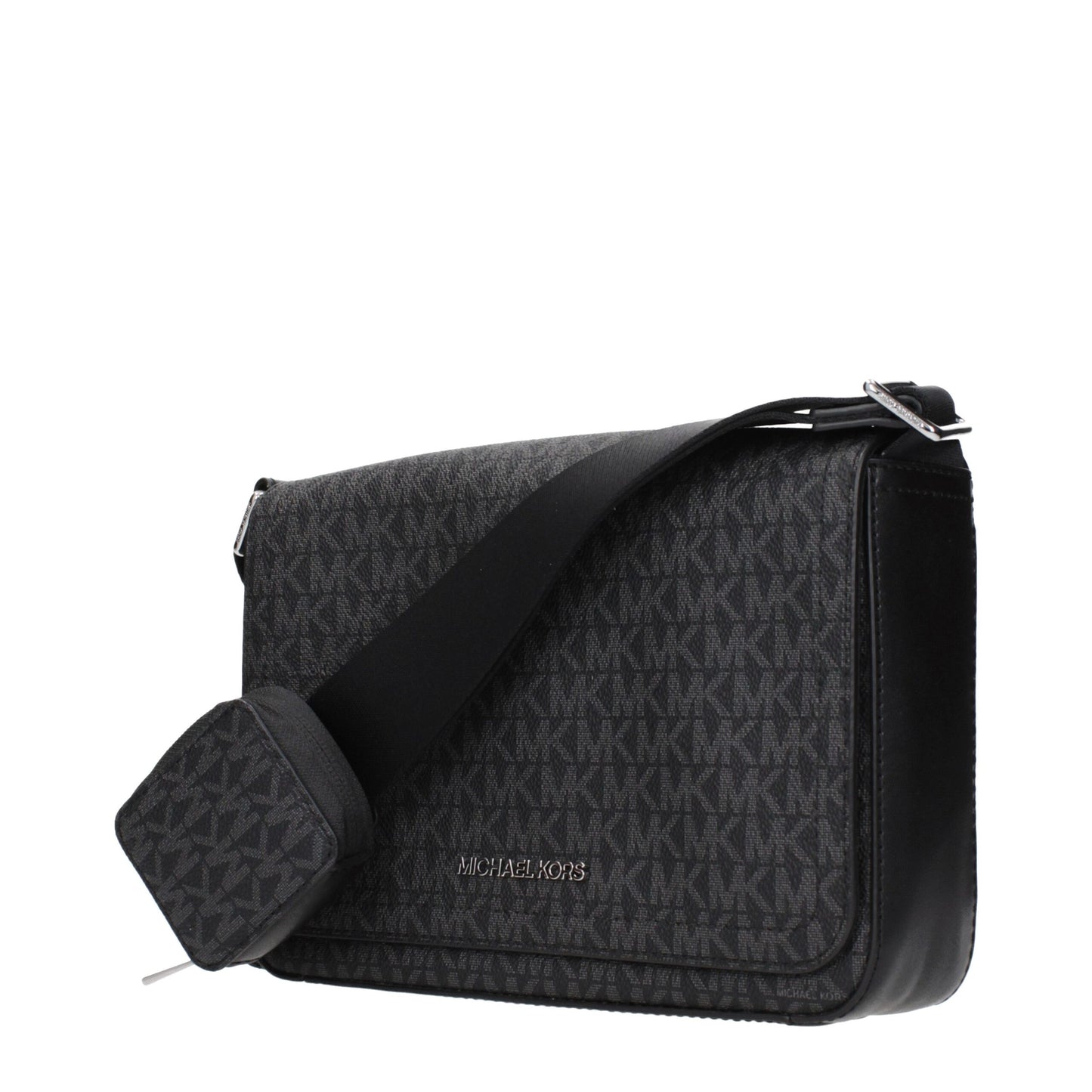 Michael Kors Black Fabric Crossbody Bag