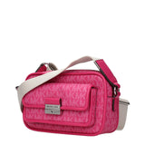 Michael Kors Pink Fabric Crossbody Bag