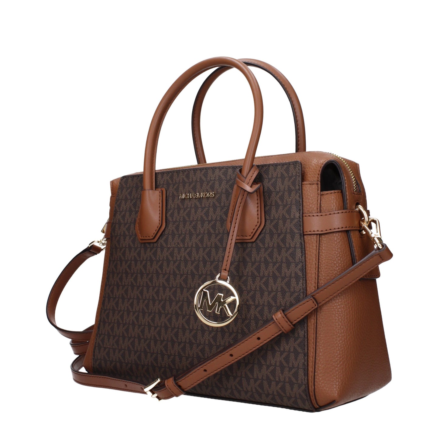 Michael Kors Brown Fabric Handbags
