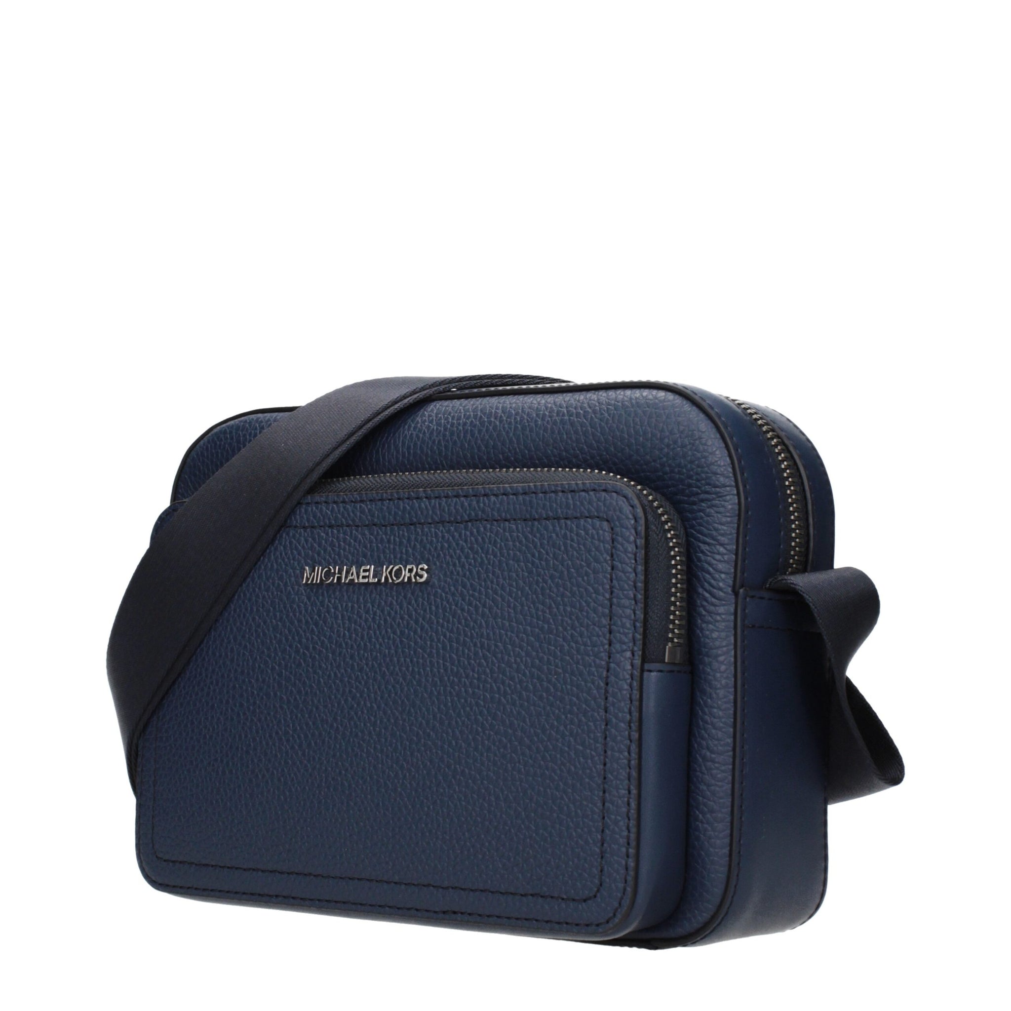 Michael Kors Blue Leather Crossbody Bag