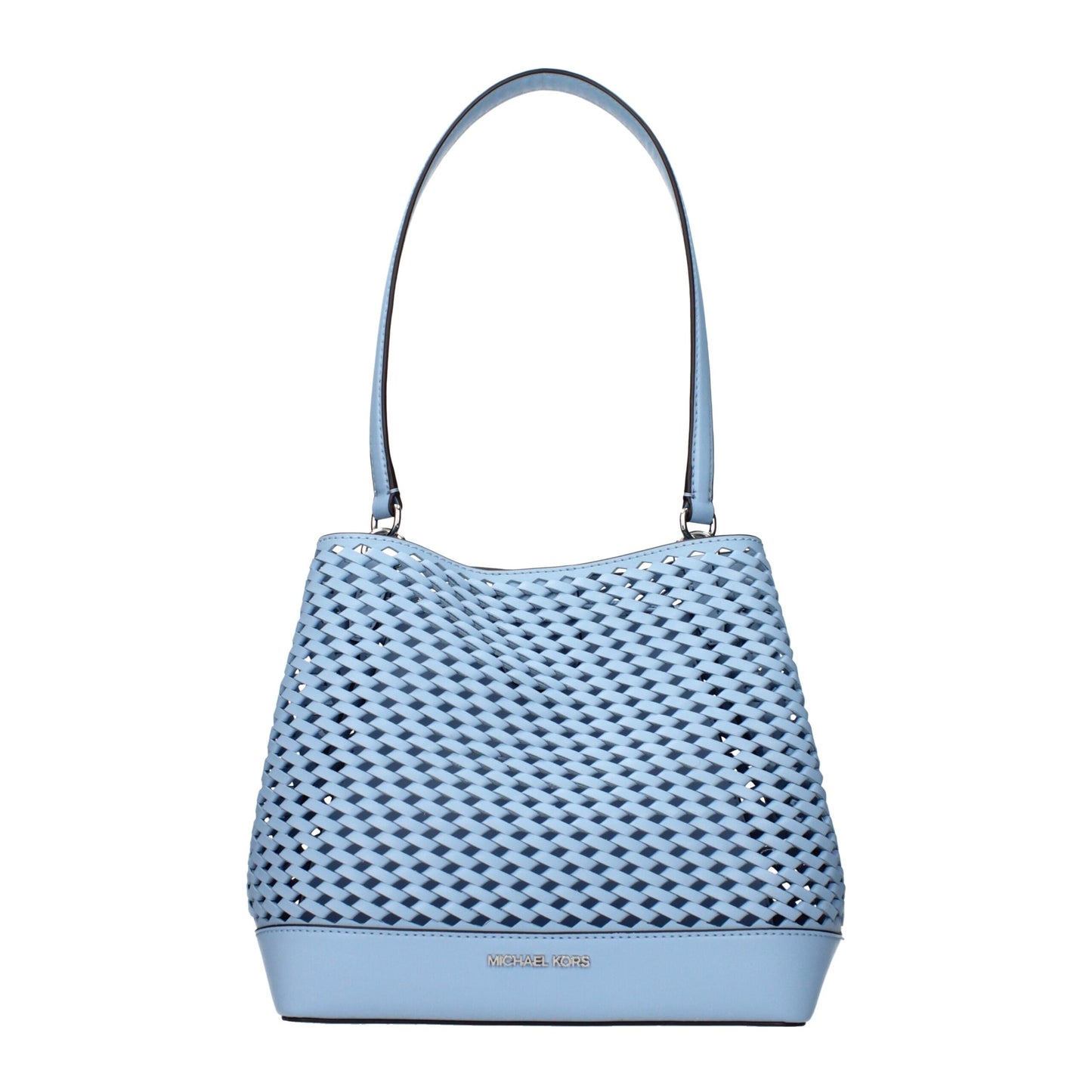 Michael Kors Light Blue Leather Shoulder Bag