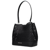 Michael Kors Black Leather Shoulder Bag