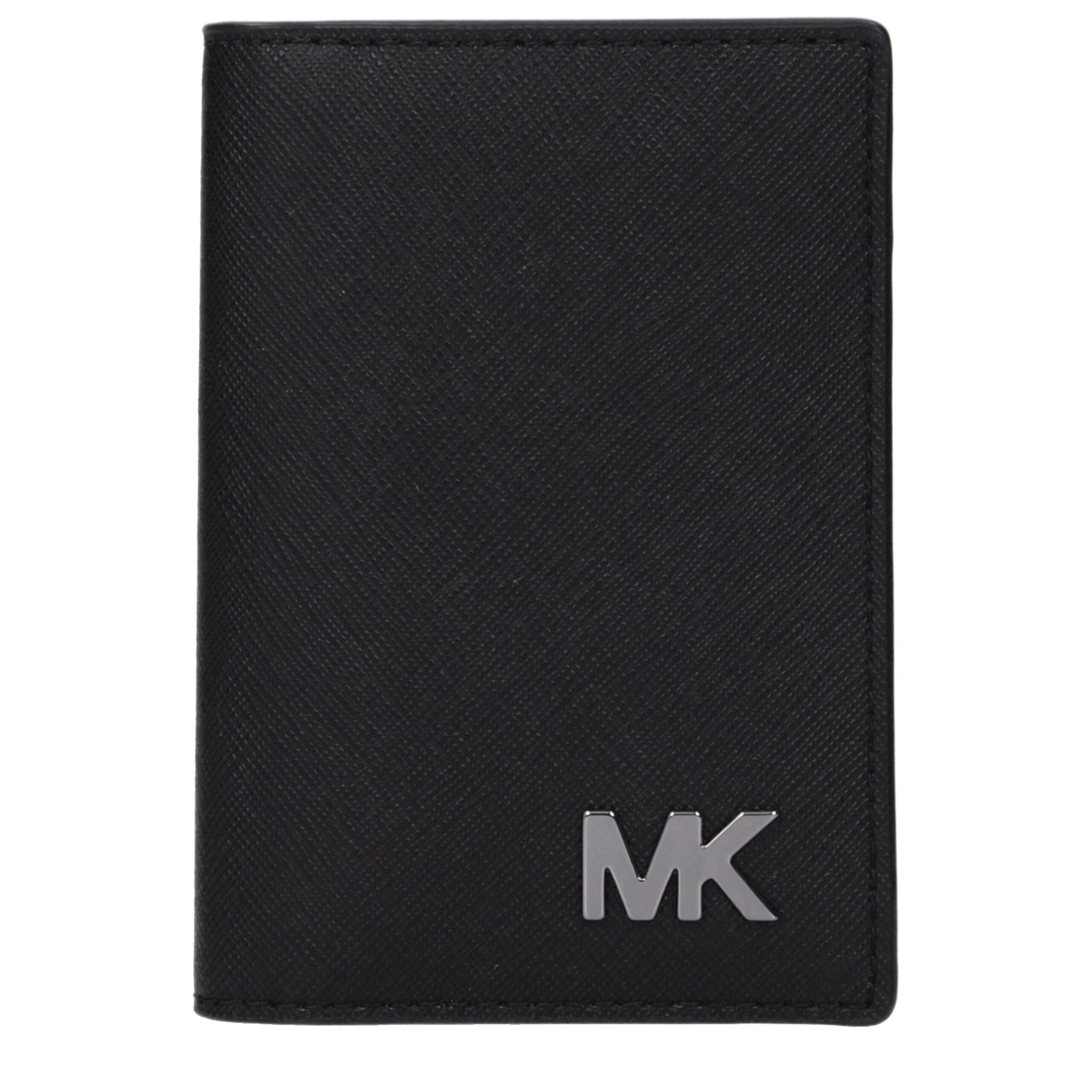 Michael Kors Black Fabric Cardholder