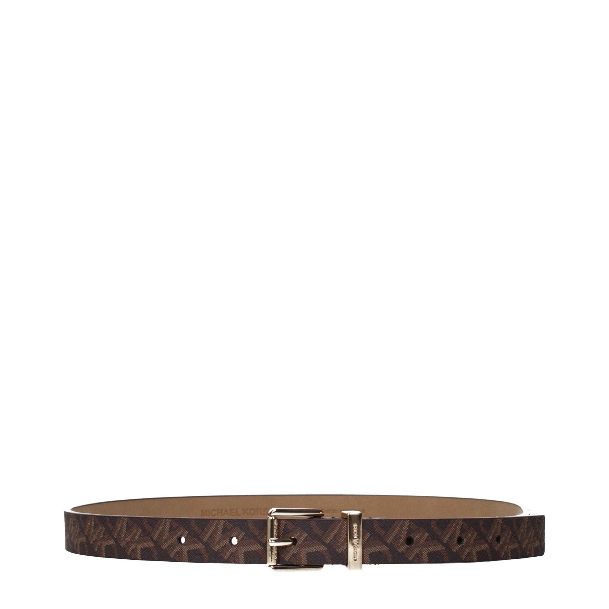 Michael Kors Brown Fabric Regular Belt