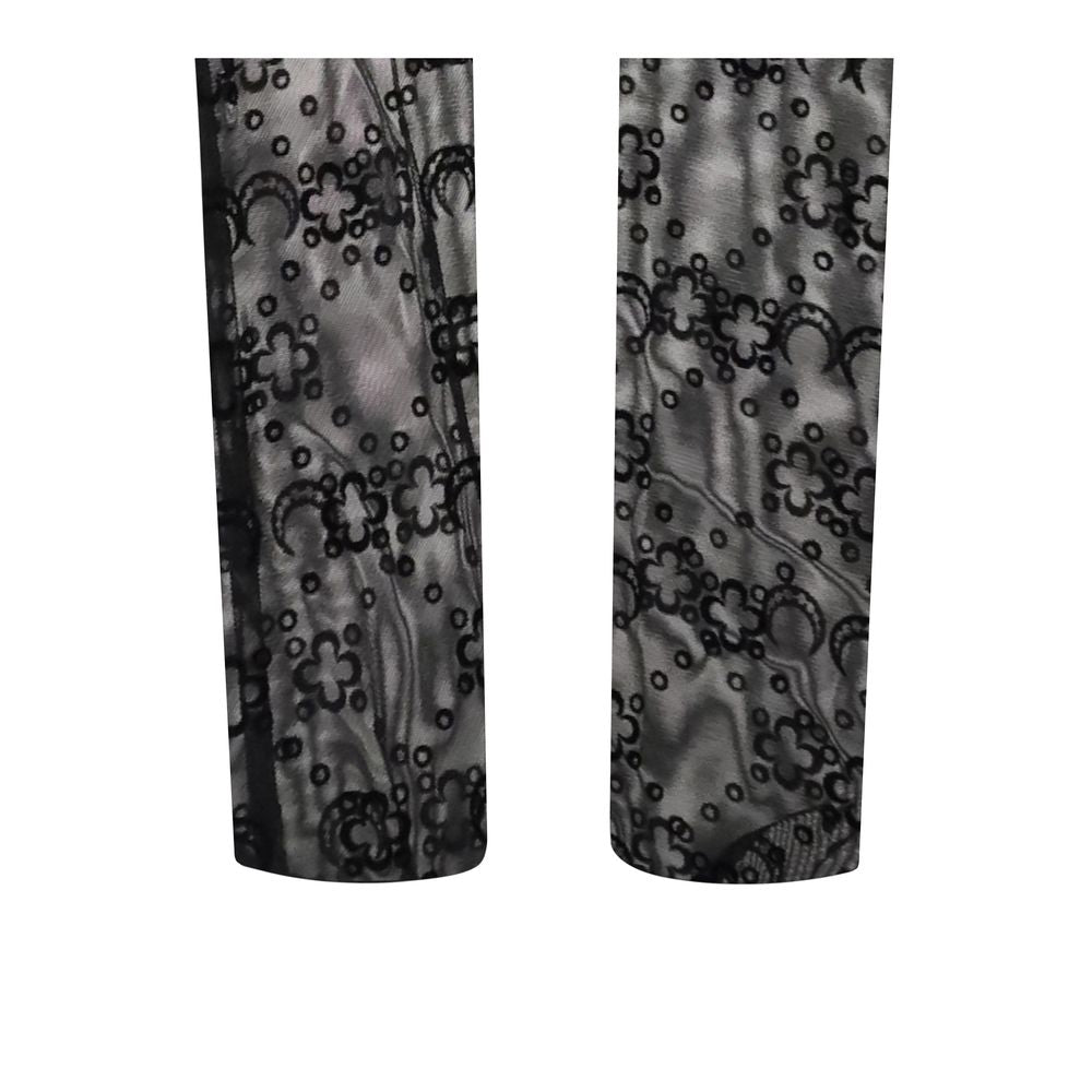 Marine Serre Black Polyamide Socks