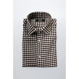 Baldinini Trend Brown Cotton Men's Shirt