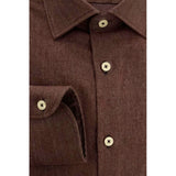 Baldinini Trend Red Cotton Shirt