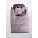 Baldinini Trend Purple Cotton Shirt
