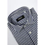 Baldinini Trend Blue Cotton Shirt