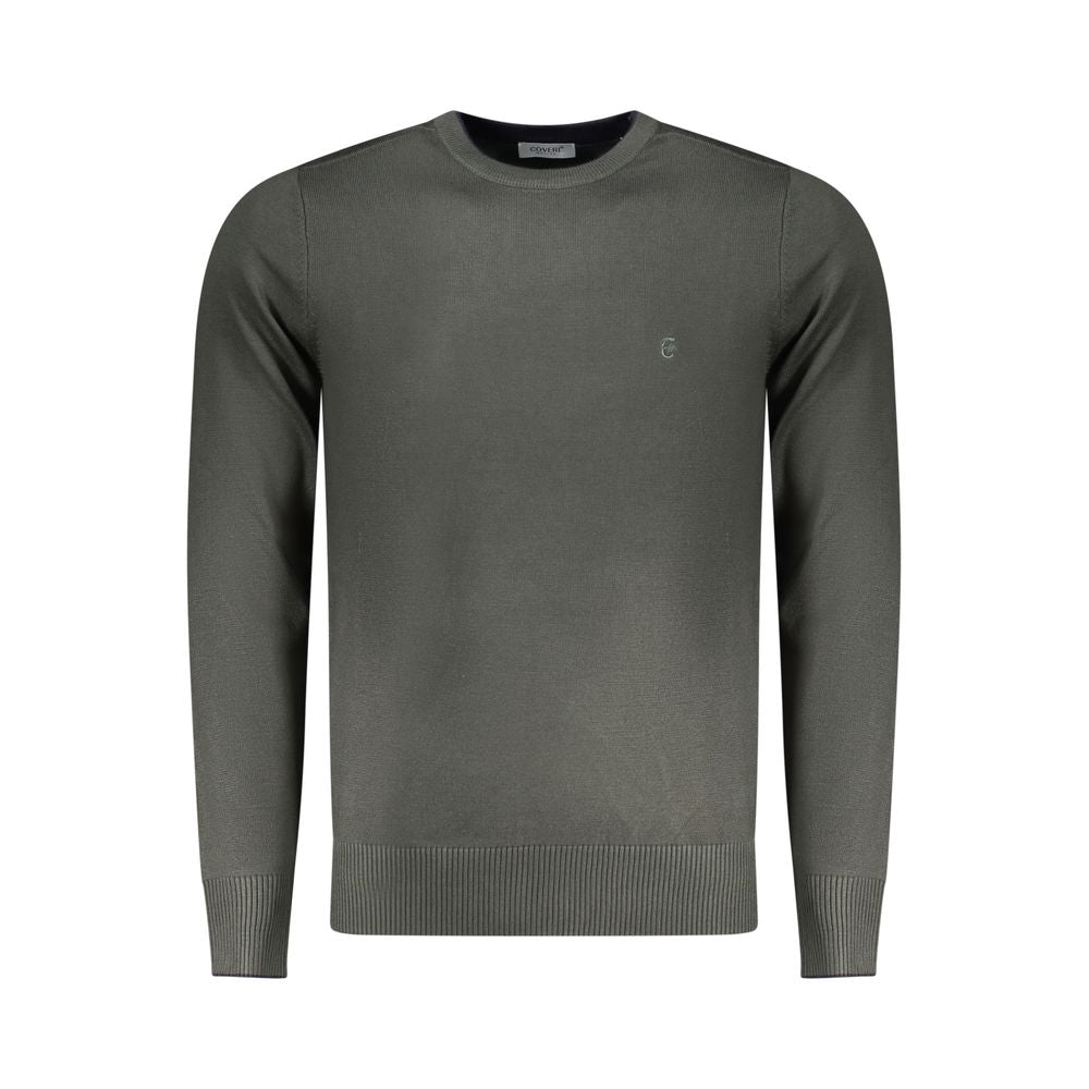Coveri Moving Green Nylon Sweater