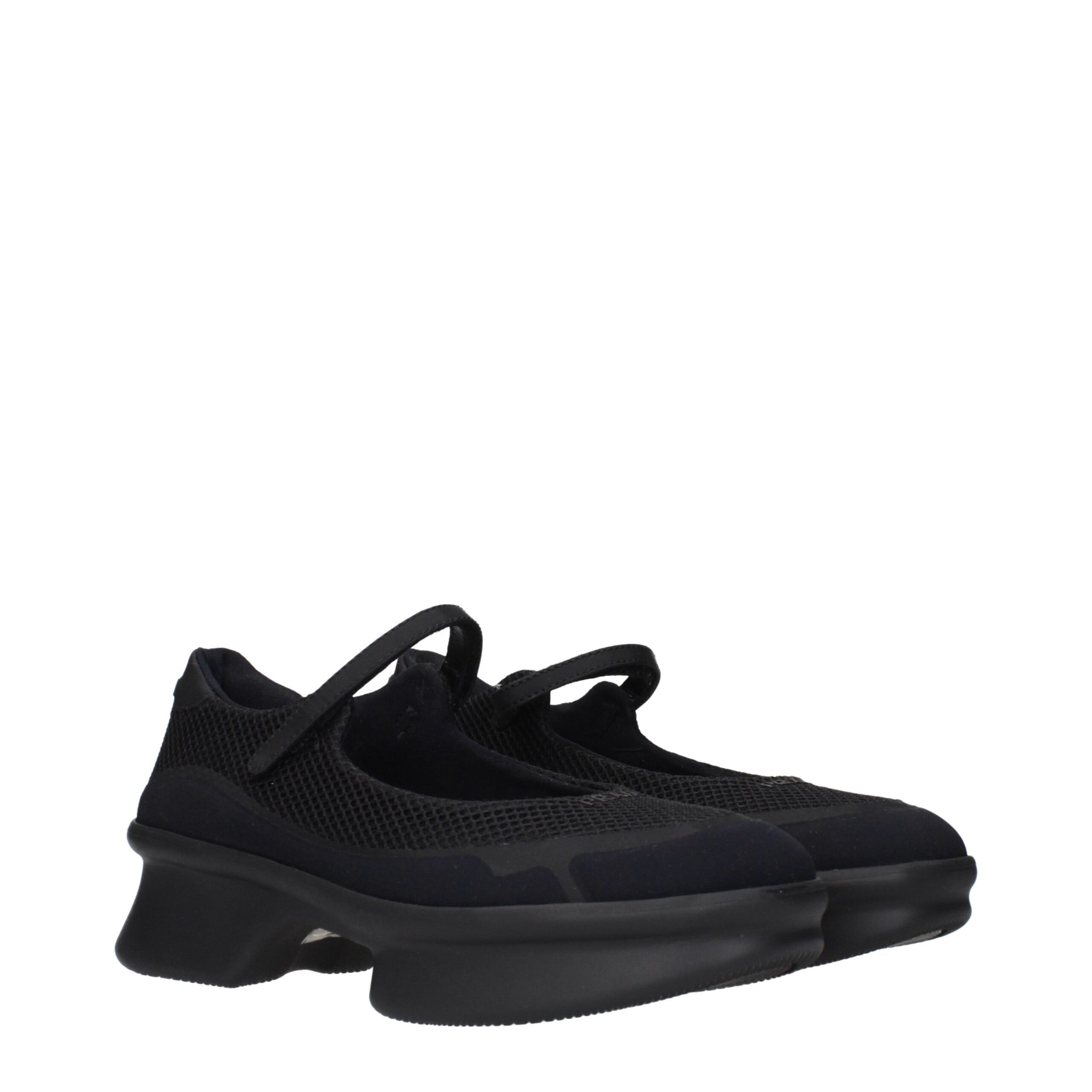 Prada Black Fibres Mules