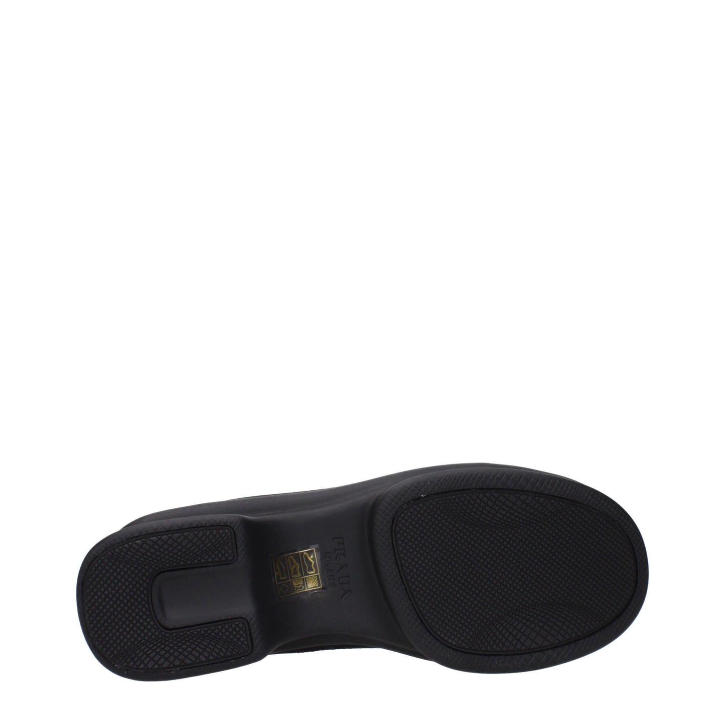 Prada Black Fibres Mules