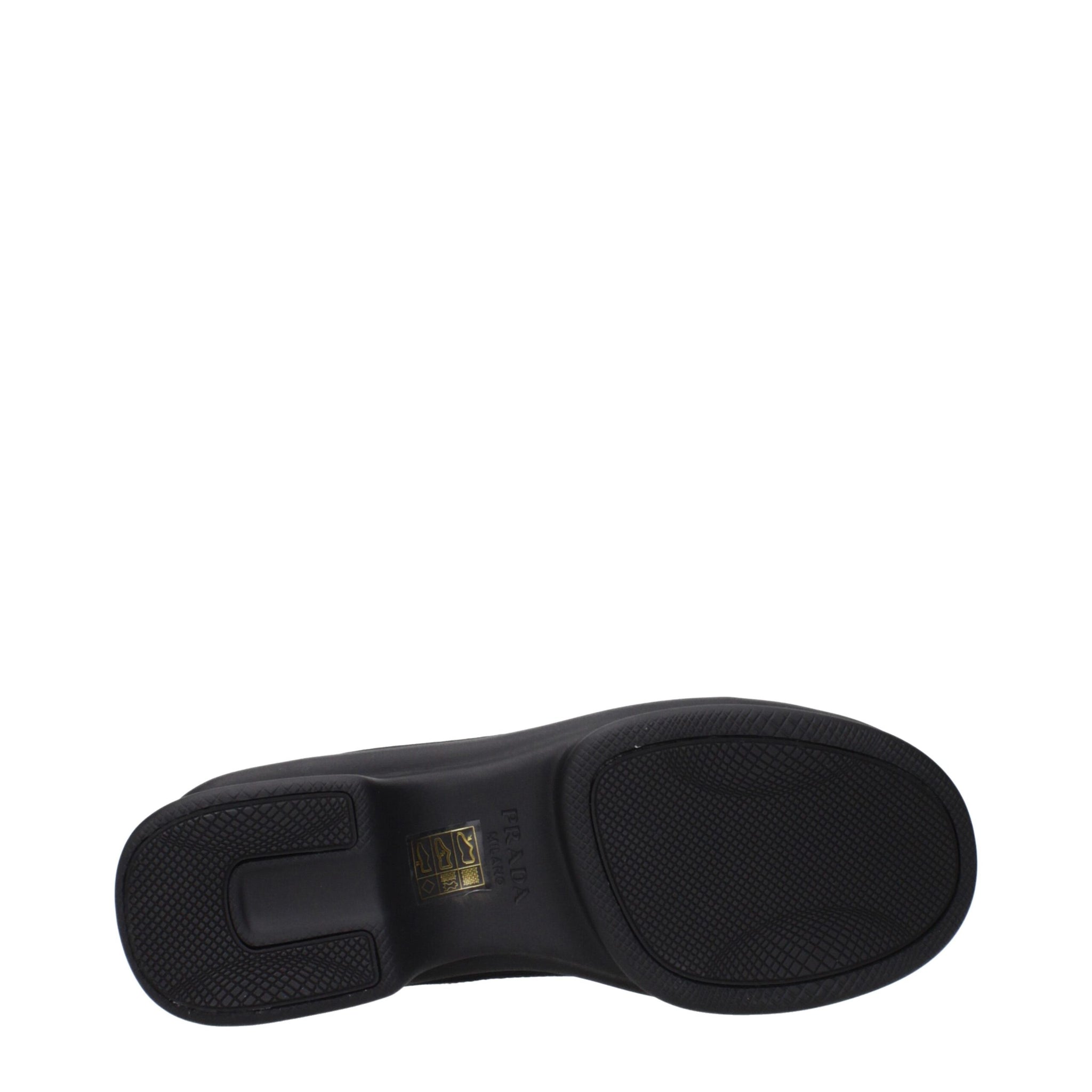 Prada Black Fibres Mules