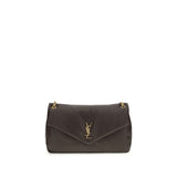 Saint Laurent Gray Lamb Ovis Aries Aries Shoulder Bag
