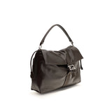 Fendi Brown Calf Leather Bos Taurus Shoulder Bag