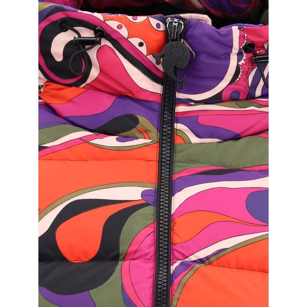 Emilio Pucci Multicolor Polyamide Shell Jacket