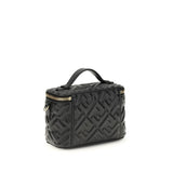Fendi Black Calf Leather Bos Taurus Shoulder Bag