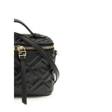 Fendi Black Calf Leather Bos Taurus Shoulder Bag