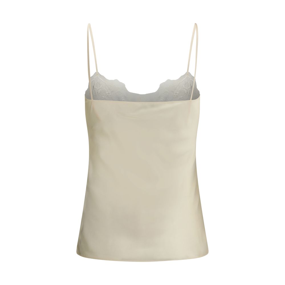 Chloé Cream Silk Top