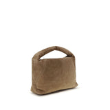 Brunello Cucinelli Beige Calf Leather Bos Taurus Handbag