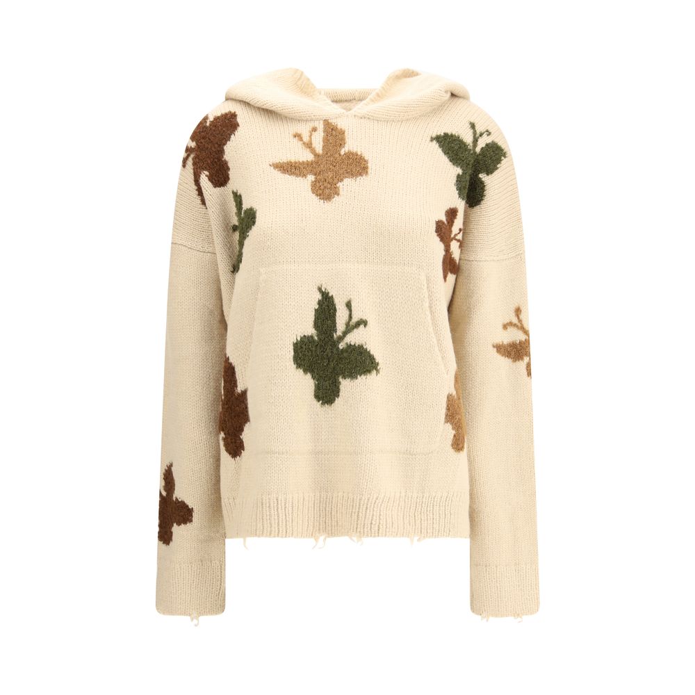 Baziszt Beige Alpaca Vicugna Pacos Hoodie