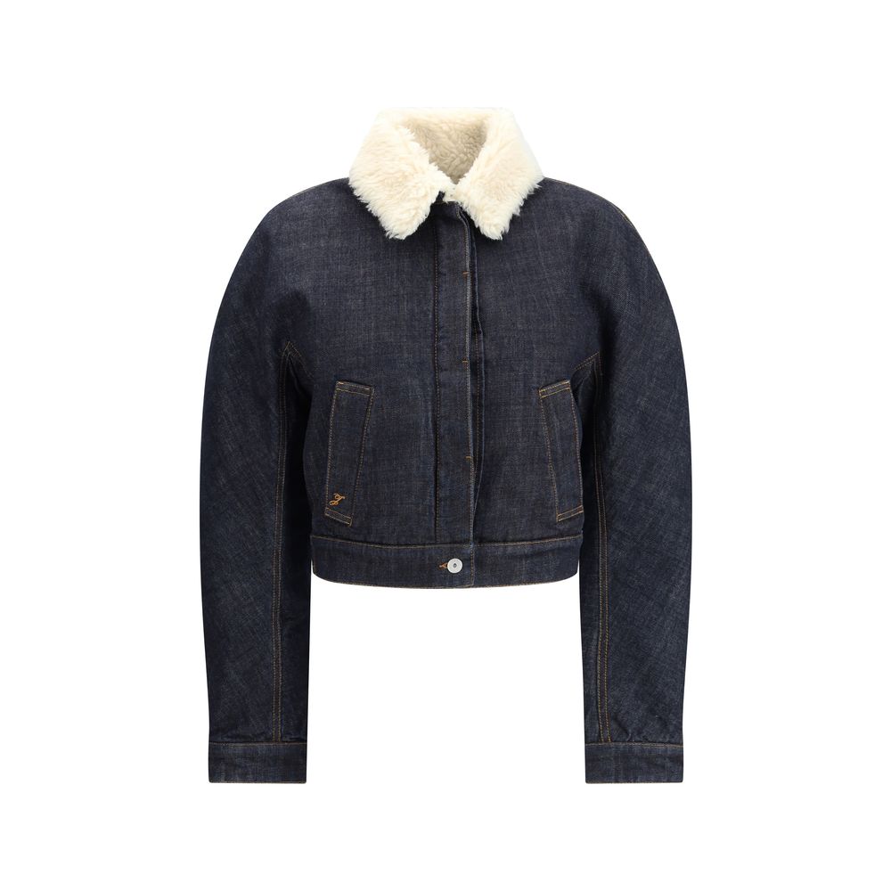 Jacquemus Blue Cotton Sweatshirt