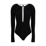 Marine Serre Black Viscose Top