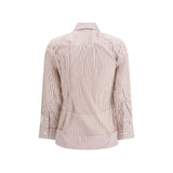 Margiela Red Cotton Pattern Shirt