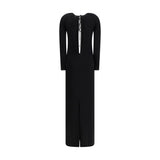 Marine Serre Black Viscose Casual Dress