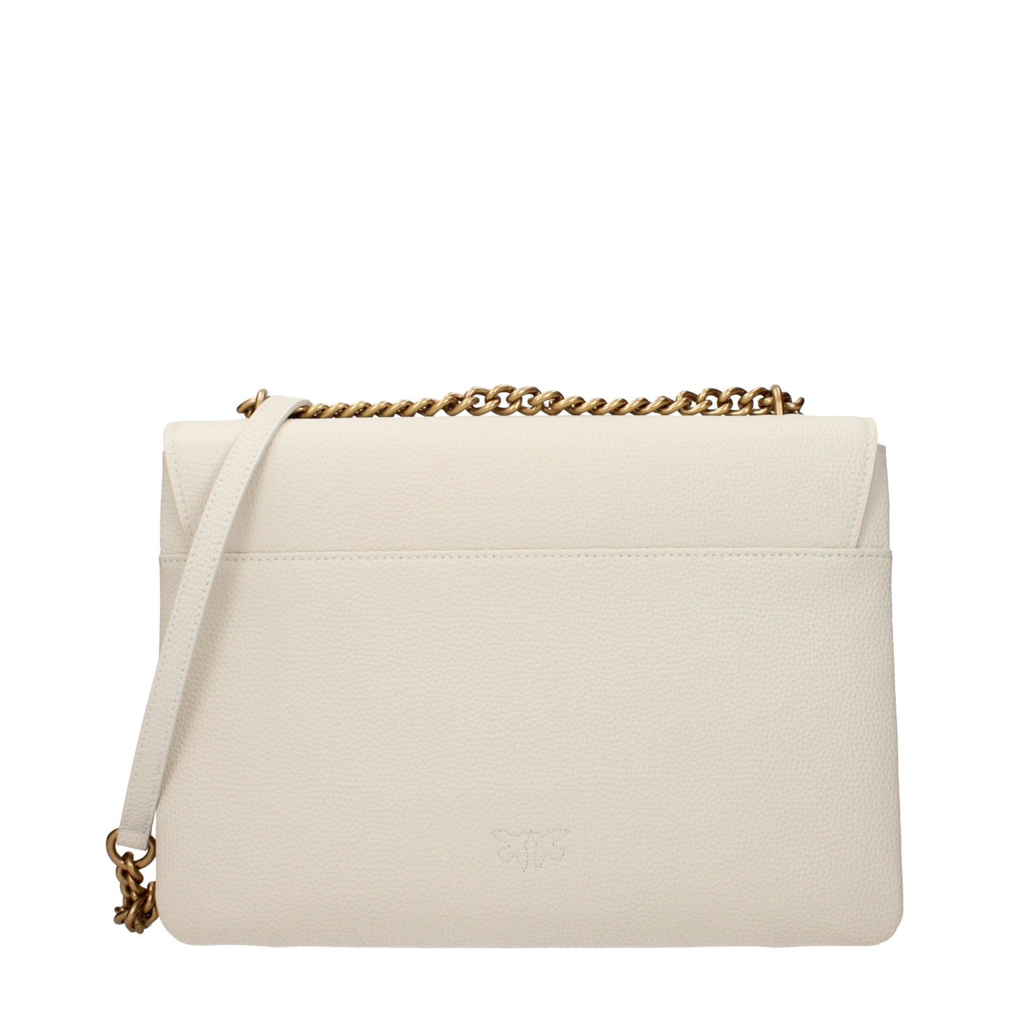 PINKO Beige Leather Crossbody Bag