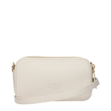 PINKO Beige Leather Crossbody Bag