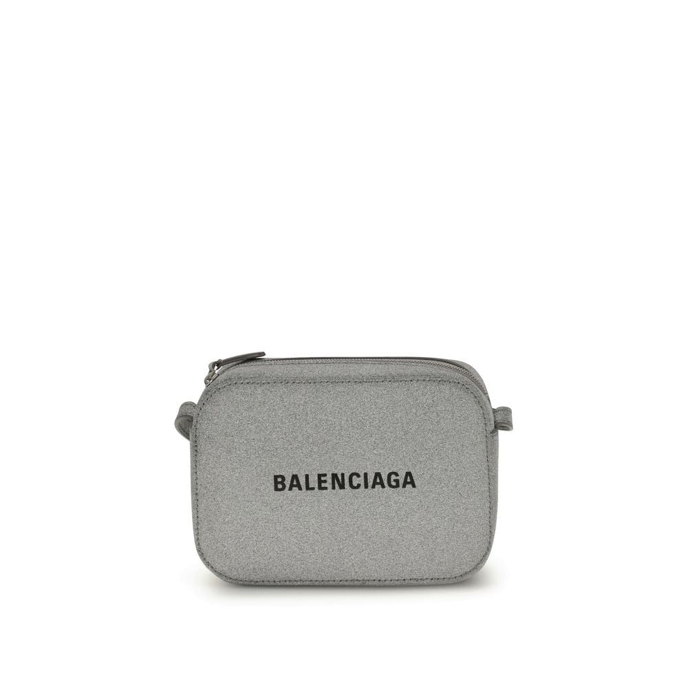 Balenciaga Gray Calf Leather Bos Taurus Shoulder Bag
