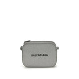 Balenciaga Gray Calf Leather Bos Taurus Shoulder Bag