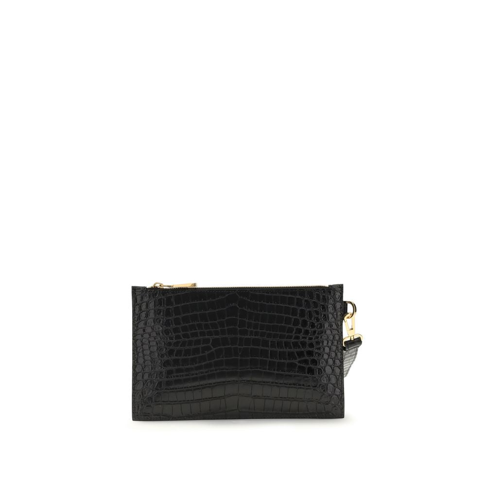 Versace Black Calf Leather Bos Taurus Wallet