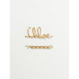 Chloé Brown Metal Hair Clip