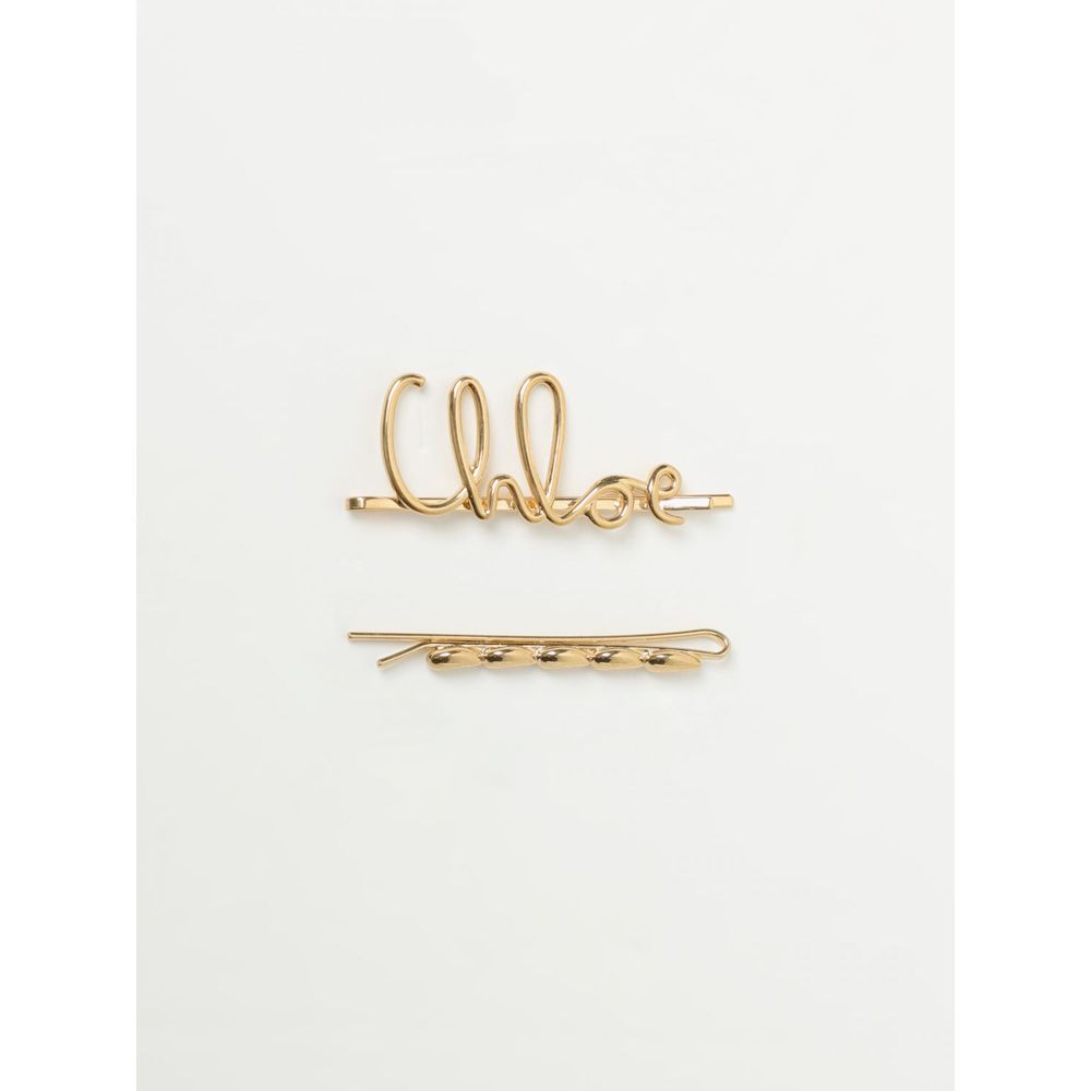 Chloé Brown Metal Hair Clip