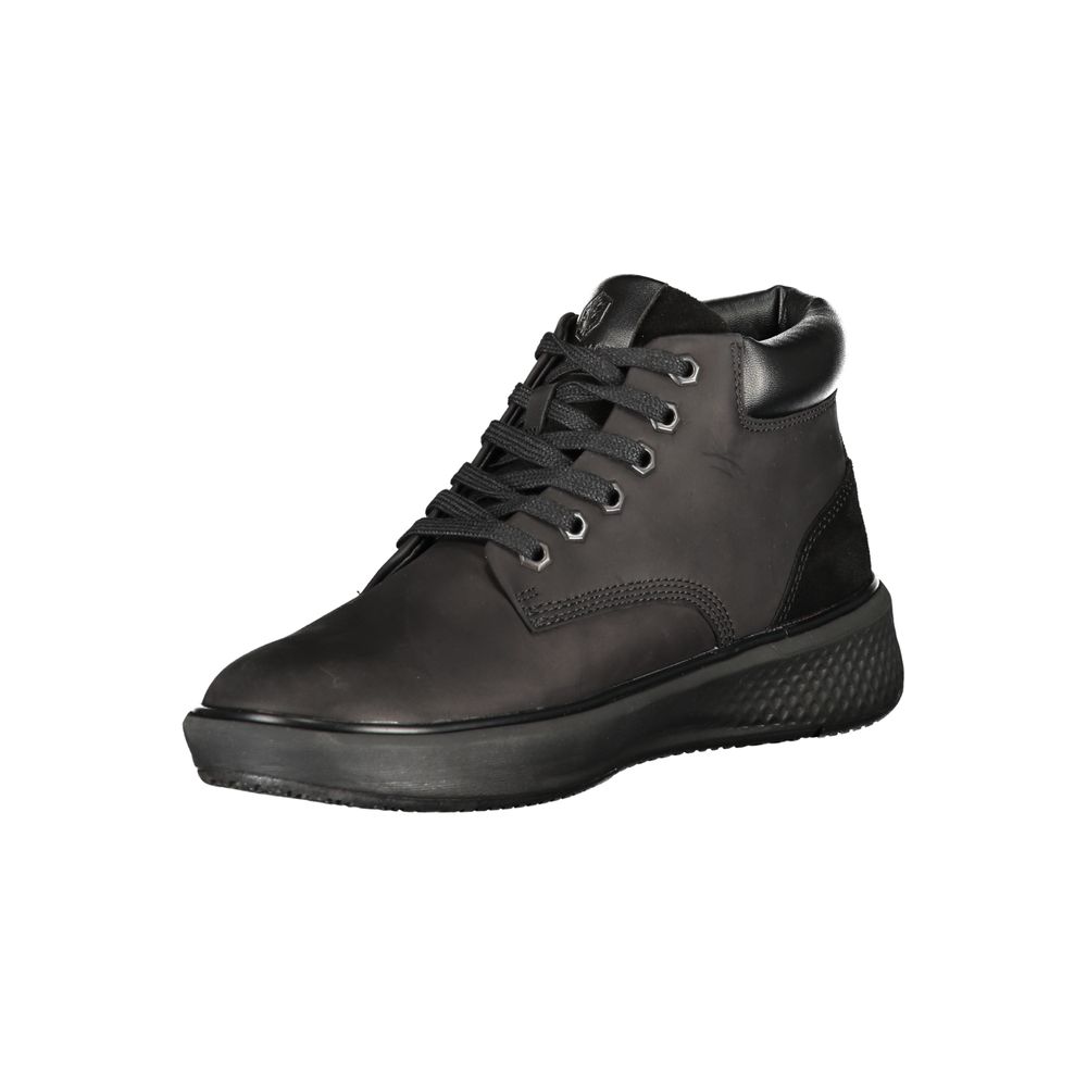 Lumberjack Black Leather Men Sneaker