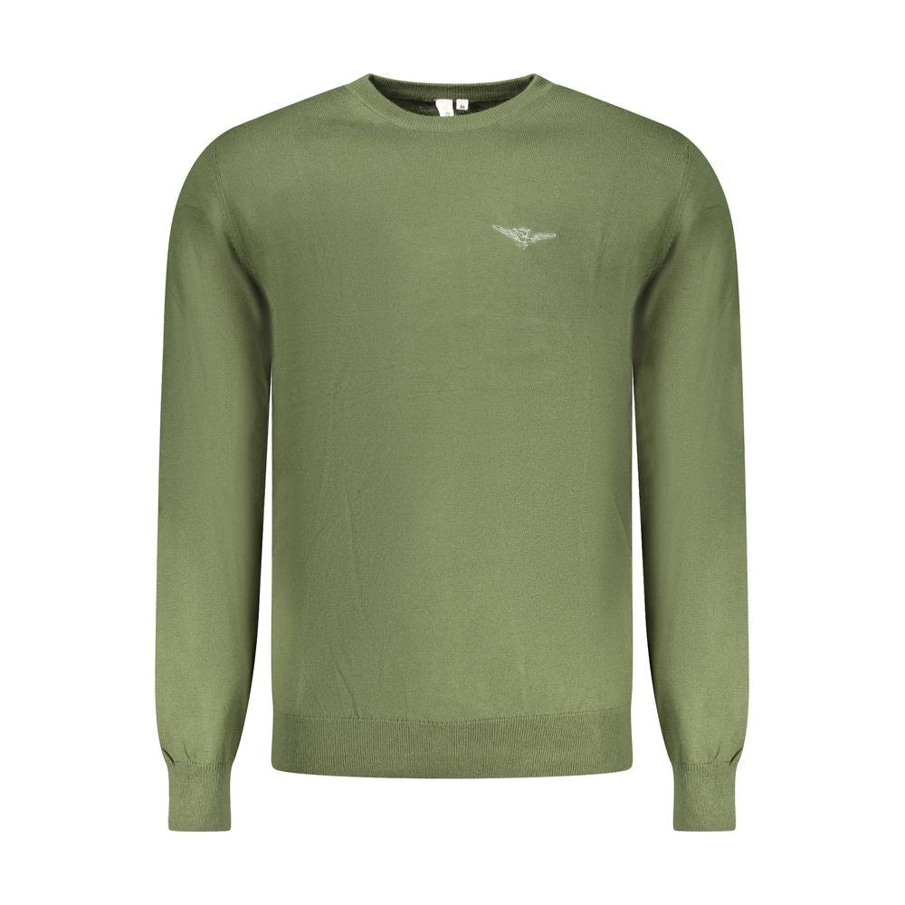 Accademia Militare Green Cotton Men Sweater