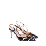 Gianvito Rossi Black Lamb Leather High Heel Pumps