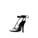 The Attico Black Pvc High Heel Pumps