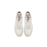 Autry White Leather Low Top Sneakers