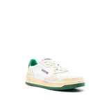 Autry White Leather Low Top Sneakers