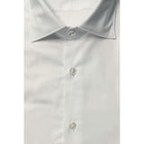 Bagutta White Cotton Men Shirt