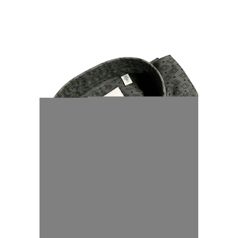 Bagutta Green Cotton Men Shirt