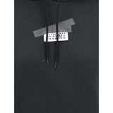 MM6 Black Cotton Sweatshirt