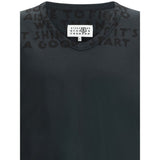 MM6 Black Cotton T-Shirt