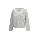 Brunello Cucinelli White Cotton Sweatshirt