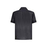 Magliano Black Cotton Shortsleeve Shirt