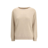 Brunello Cucinelli Beige Cashmere Cashmere Sweater